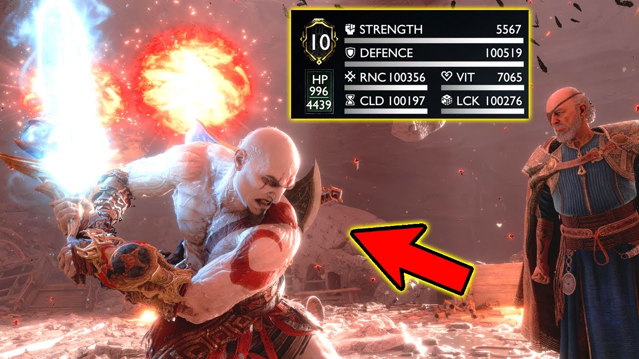 DLC Young Kratos VS Thor & Odin ENDING [MODDED STATS GOD MODE BUILD] | God Of War Ragnarok GMGOW NG+