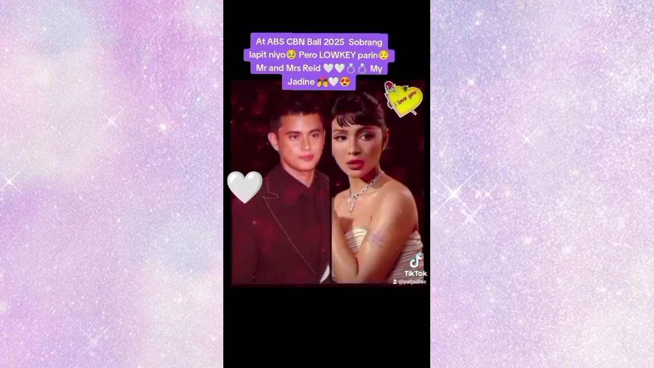 Mr and Mrs Reid 🤍🤍💍💍 My Jadine 👩‍❤️‍💋‍👨🤍😍at ABS CBN BALL 2025✨and more Ayuda👀#JADINE #PrivateCouple