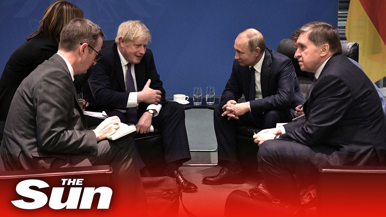 Boris Johnson joins leaders from around the world to discuss peace in Libya