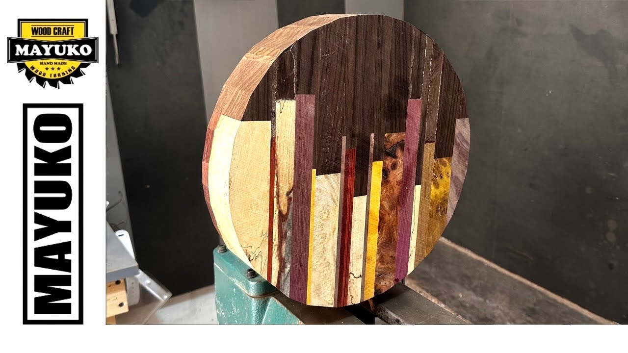 BOWL FROM WOOD WASTE, woodturning
