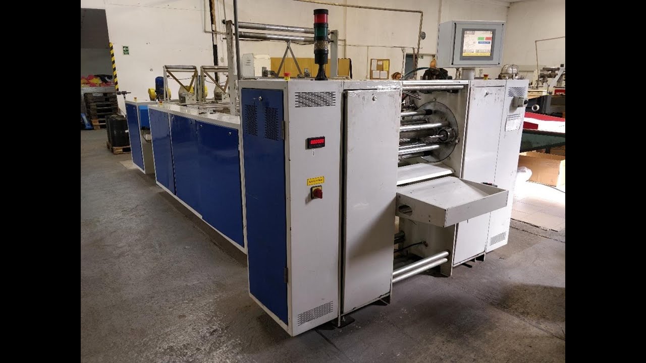 Bottom seal bag making machine BERO WRC-8VC, Company Amaron s.r.o.