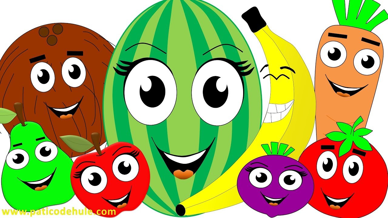 Abecedario y Frutas para niños - Frutas y Letras para niños