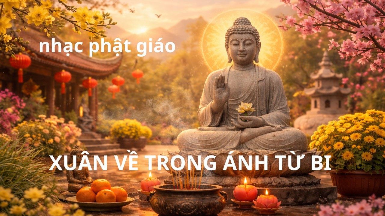 XUÂN VỀ TRONG ÁNH TỪ BI - nhạc phật giáo