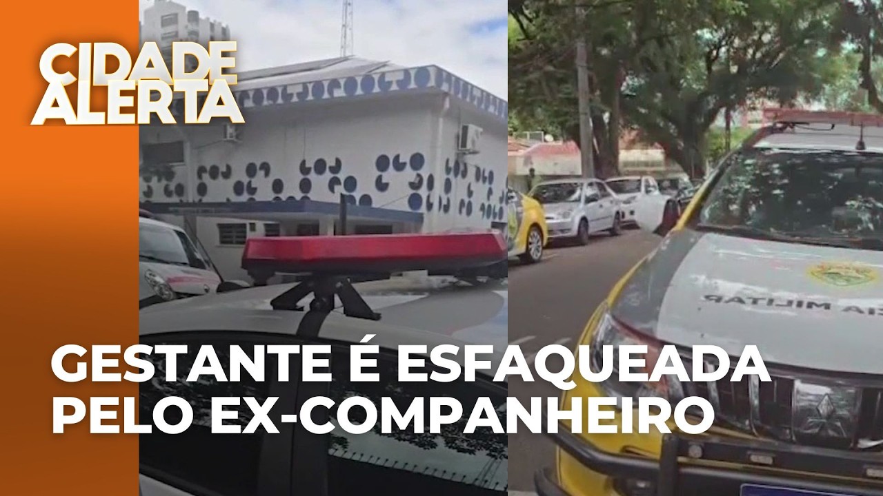 Gestante é socorrida após ser esfaqueada pelo ex, no PR; já havia medida protetiva contra ele