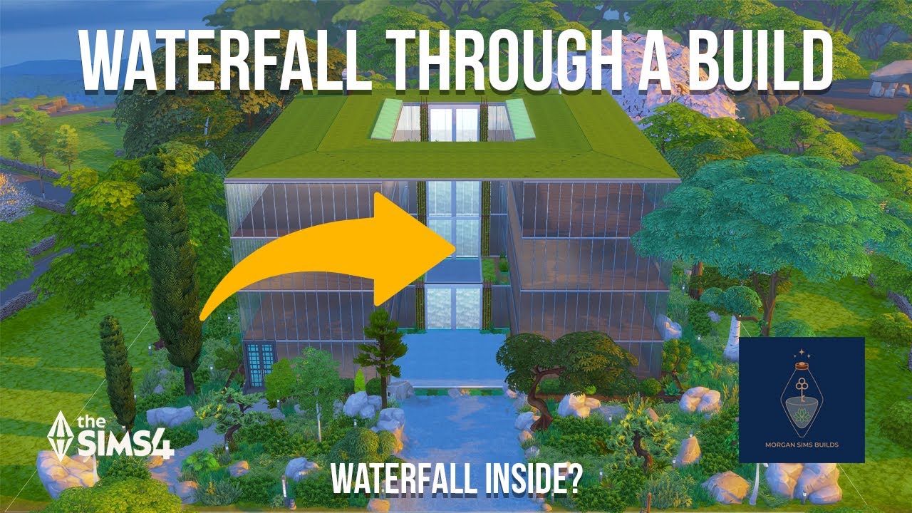 The Most UNIQUE Waterfall Build in The Sims 4 🌊 (Innisgreen Speed Build)