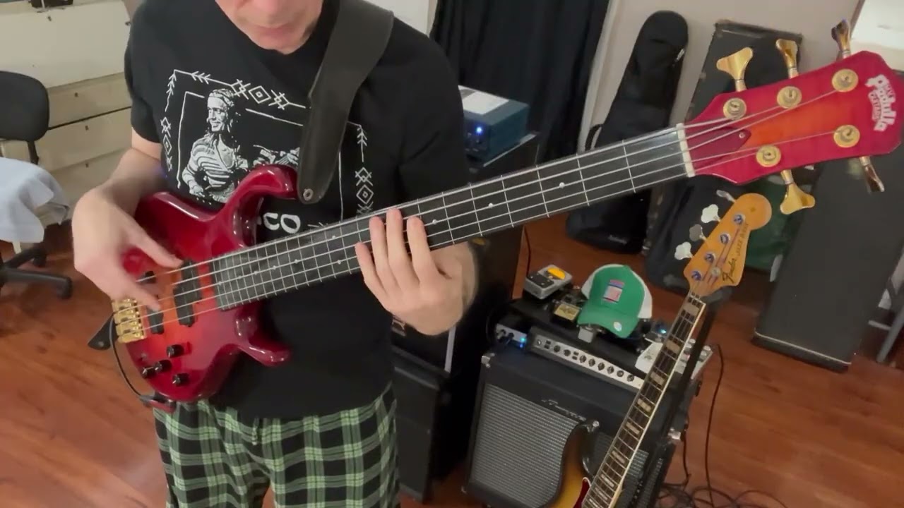 My attempt at Jaco's great bass solo on Bright Size Life