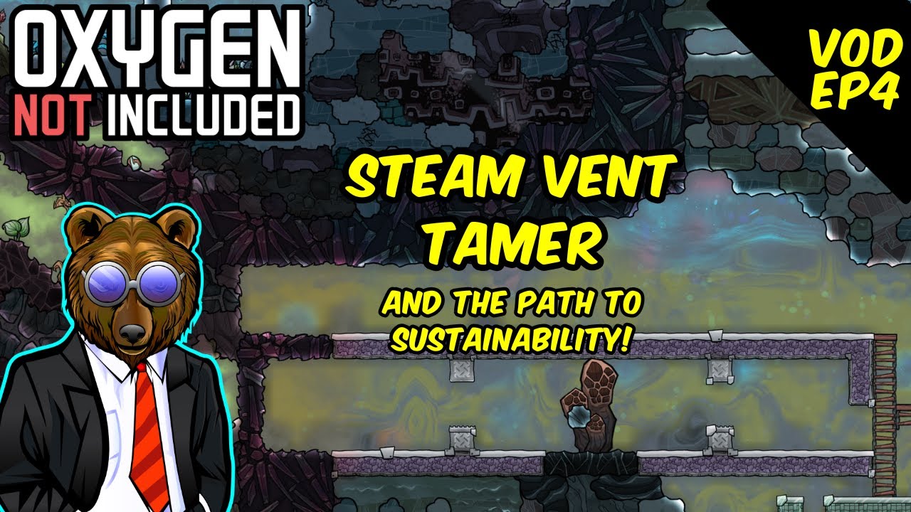 🔴Can a German Engineer build a STEAM VENT TAMER? Oxygen Not Included