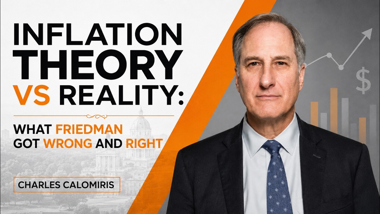 Inflation Theory vs Reality: What Friedman Got Wrong and Right by Professor Charles Calomiris