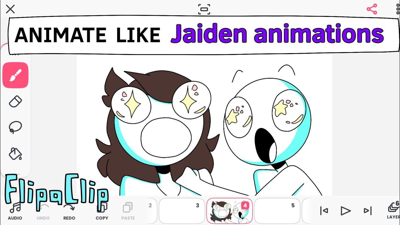 HOW to animate like Jaiden animations using only flipaclip & a phone 
