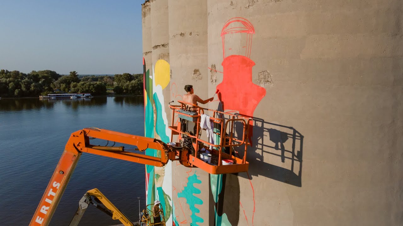 Brutalistic silos became a canvas for Belgrade's leading street artists