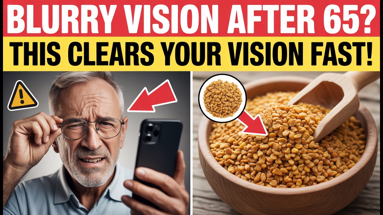 Over 60? This ONE Seed Supports Eye & Retina Health Naturally | Senior Vision Tips
