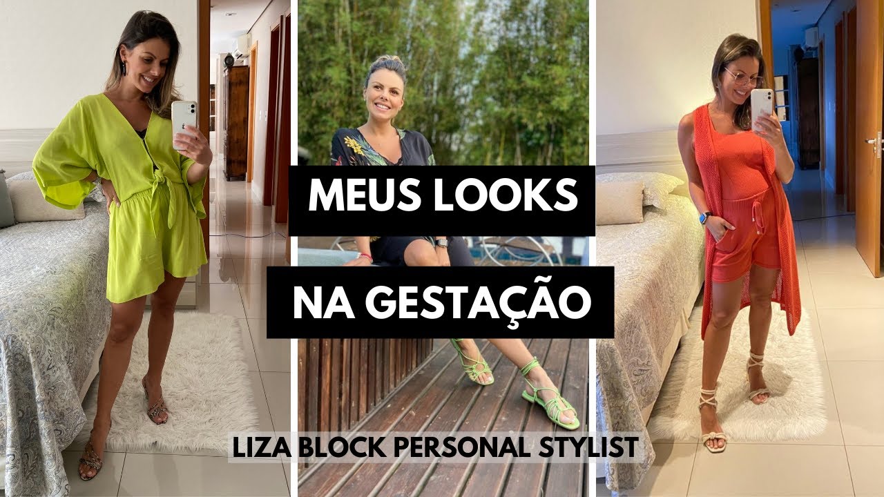 Looks de Gestante: Meus Looks! I Liza Block