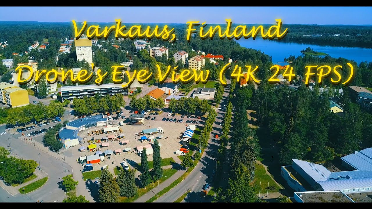 Varkaus, Finland (Summer 2021): 4K 24 FPS Aerial Footage | #Episode 35