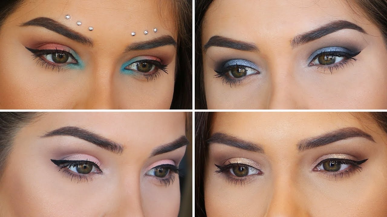 WING THE LOOK - 4 EYE LOOKS USING RIMMEL LONDON | Katerina Williams