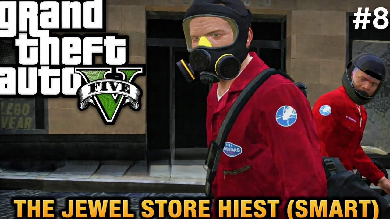 THE JEWLLERY SHOP HIEST | GTA V | GAMEPLAY | EPI:-8