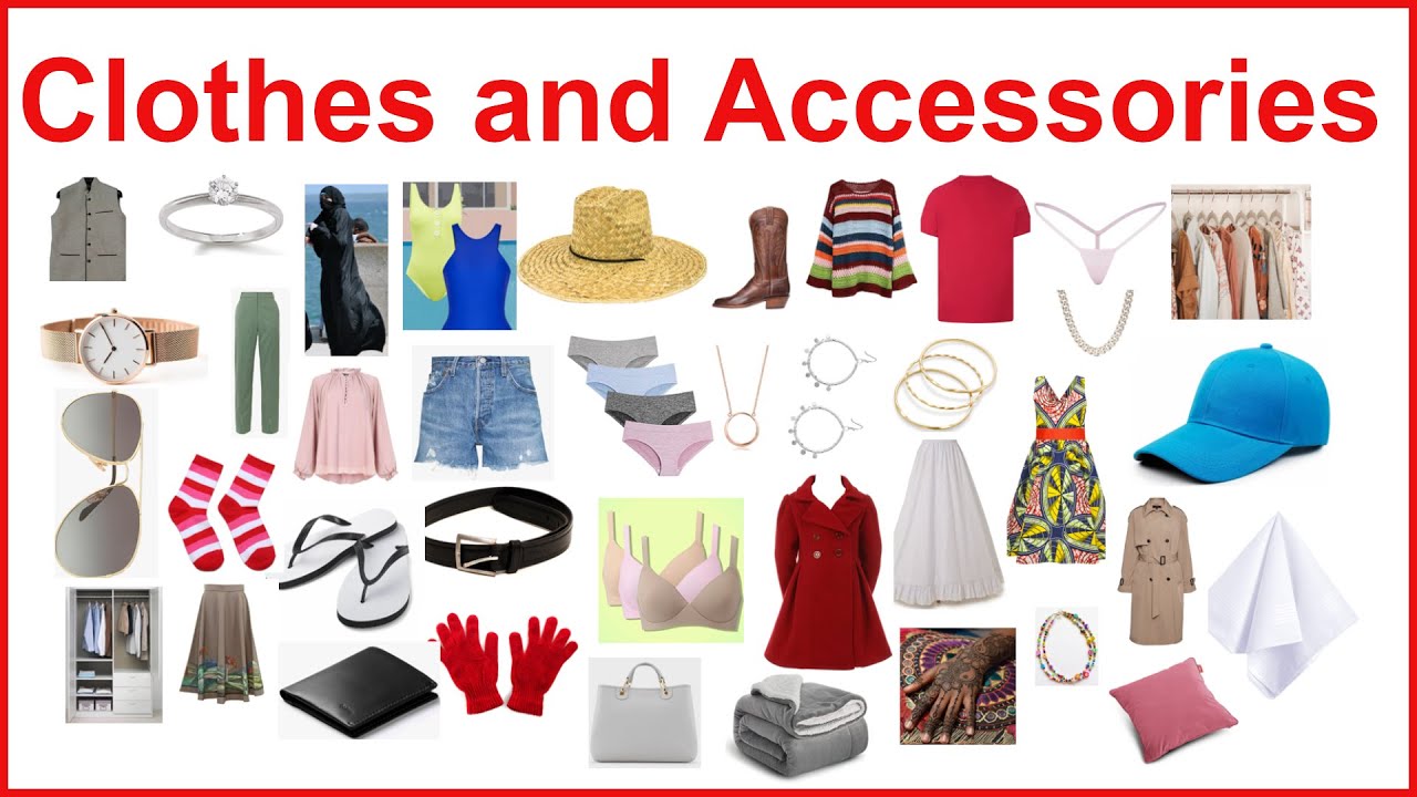 Clothes and Accessories Vocabulary;  Swahili lessons and tutorials for beginners.