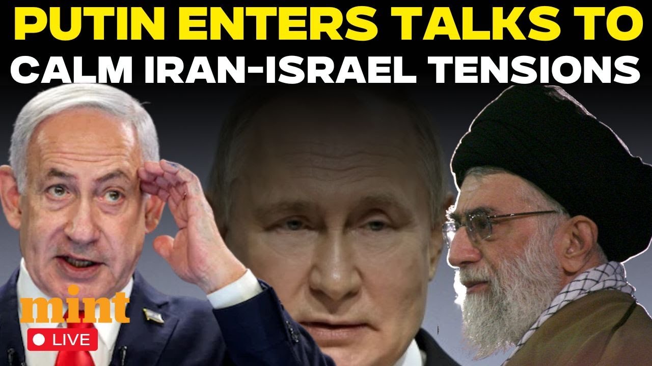 Live: Putin Offers Russia&rsquo;s Mediation As Iran & Israel Show Signs Of Restraint | Trump | Netanyahu