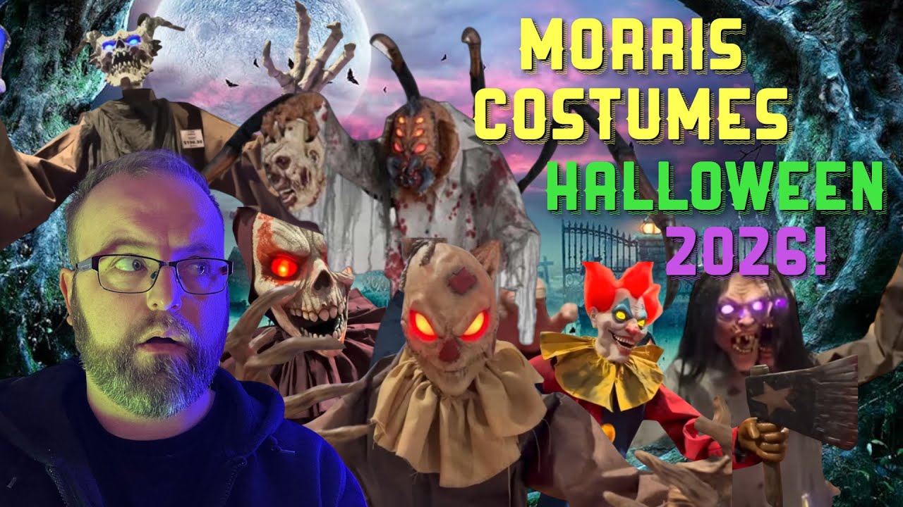 Аниматроника от MORRIS COSTUMES на Хэллоуин 2026! | Выставка Хэллоуина и вечеринок