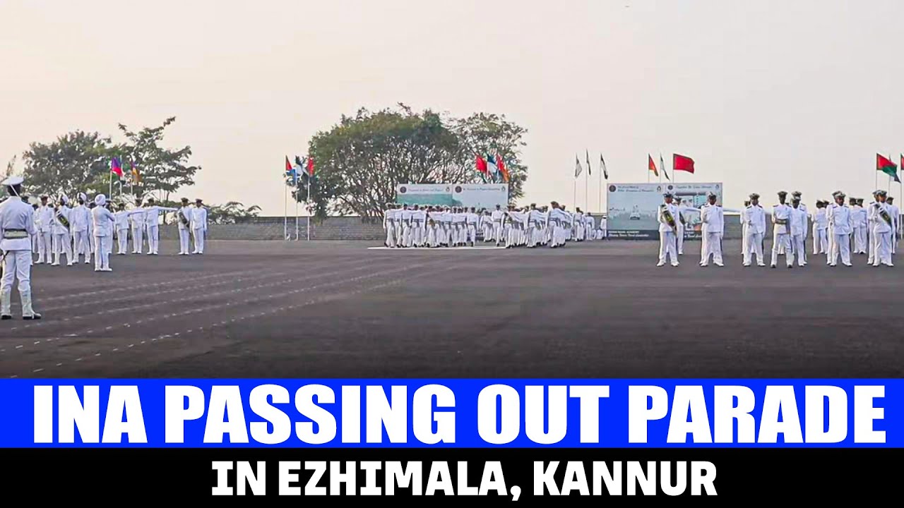 LIVE: CDS General Anil Chauhan reviews INA Passing Out Parade at Indian Naval Academy in Kannur