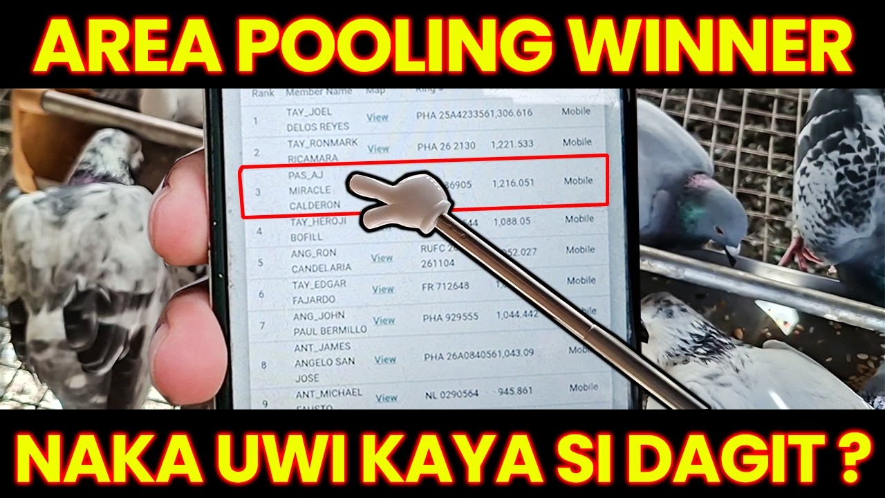 YON !! NAKA AREA POOLING WINNER !! NAKAUWI KAYA SI DAGIT ??
