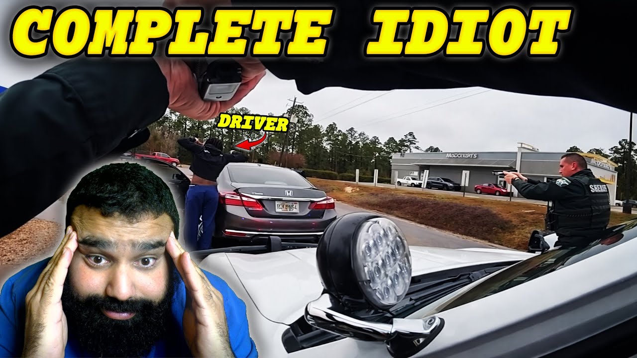 Dumb Criminal Runs From Police With BABY In The Car