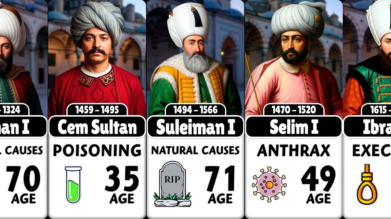 Death Reasons of Ottoman Sultans | Shocking Ways Ottoman Sultans Met Their End!