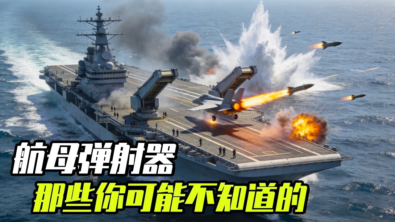 想要弄沉一艘航母……太难了！航母弹射器，那些你可能不知道的【科学火箭叔】