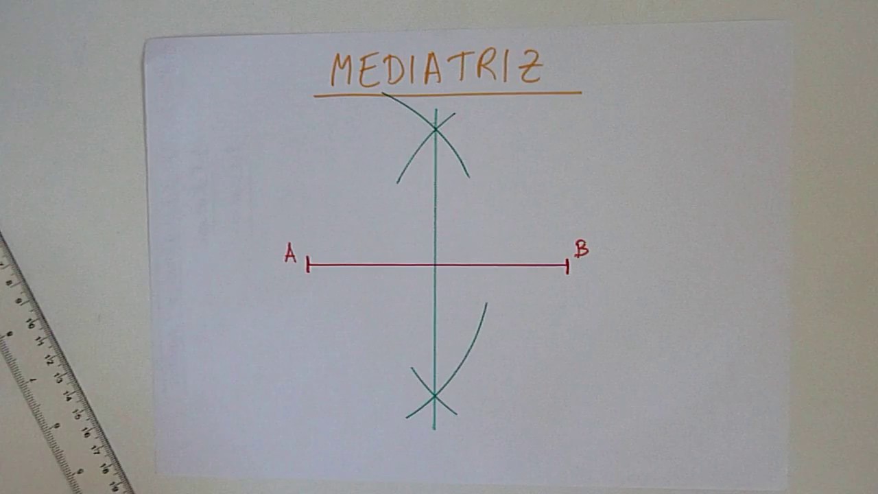 Aprendo - Mediatriz y Bisectriz - Dibujo.