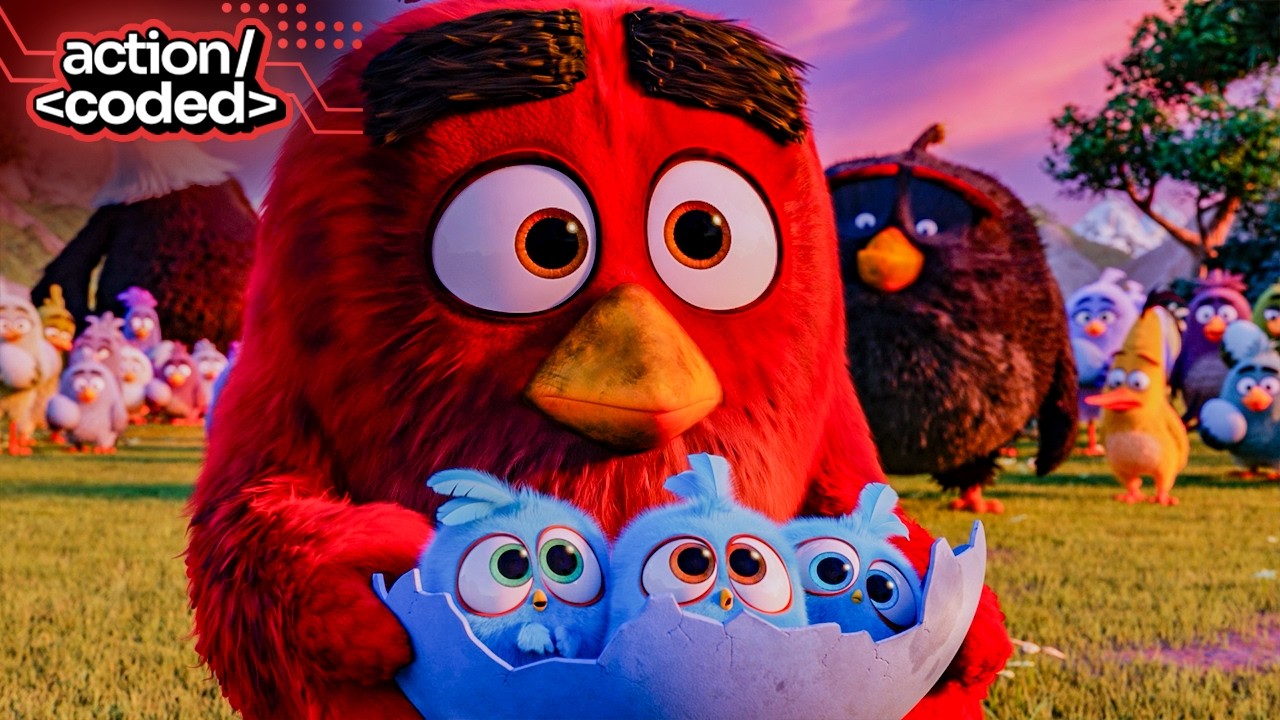 the angry birds movie (2016) - red risks it all in a massive explosion to save the last egg