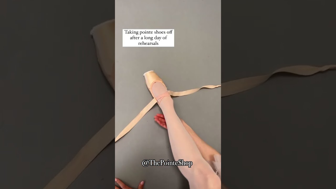 taking off pointe shoes feels sooo good 😮&zwj;💨  #balletlife #ballerina #pointe #pointeshoe