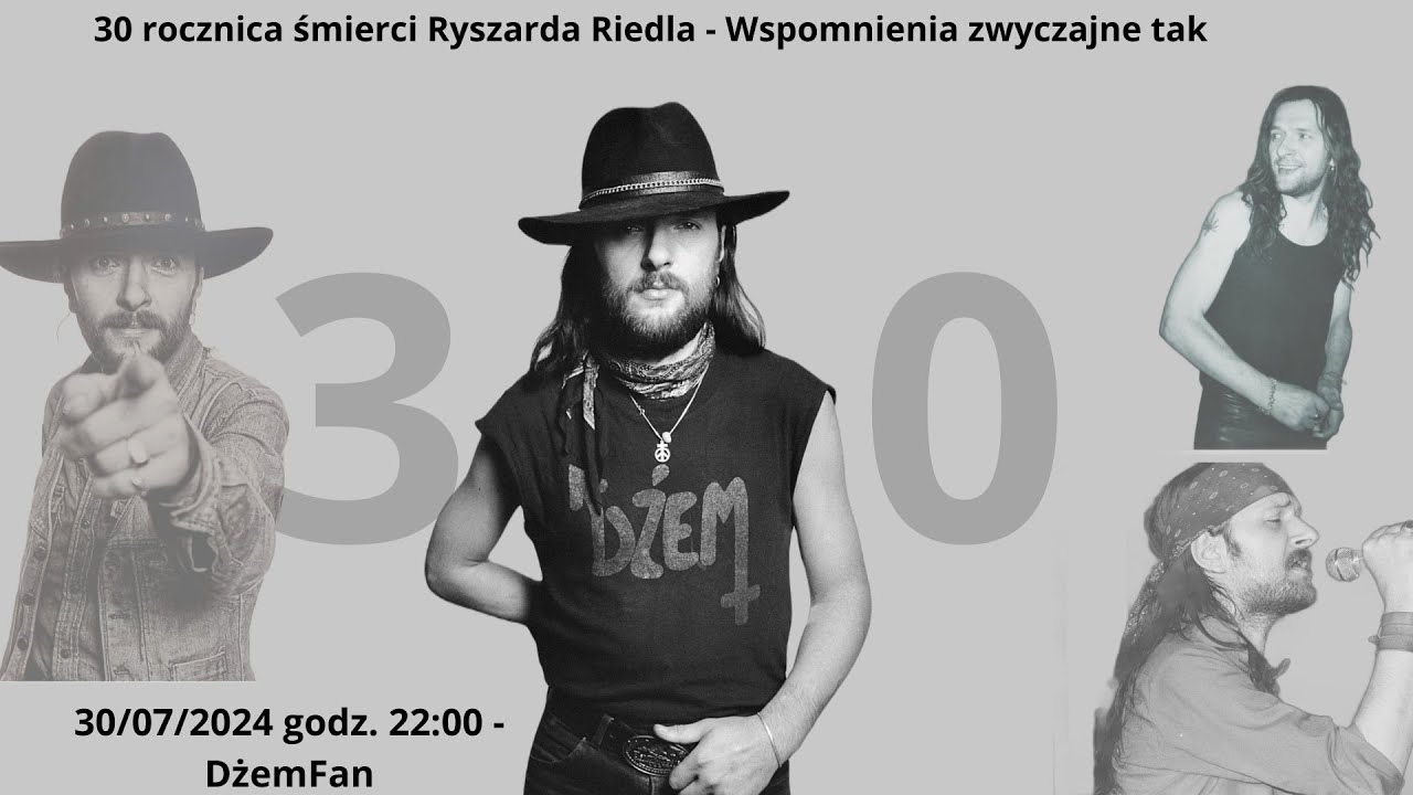 Ryszard Riedel - Wspomnienia zwyczajne tak (30 rocznica śmierci)