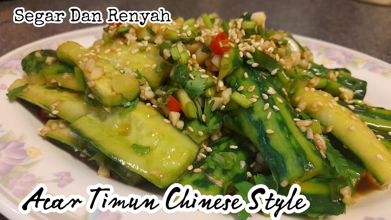 RESEP DAN CARA MEMBUAT ACAR TIMUN RENYAH DAN SEGAR ||CHINESE STYLE