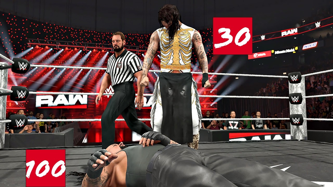 30 Overall Dirty Dom vs 100 Overall Undertaker on Legend..This was Brutal | WWE2K26