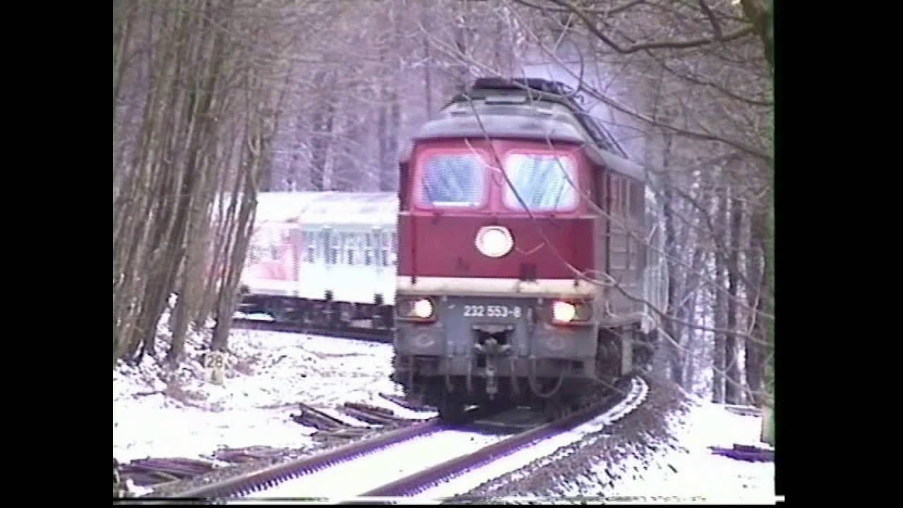 Winter im Thüringer Wald, Gräfenroda - Gehlberg im Februar 1999