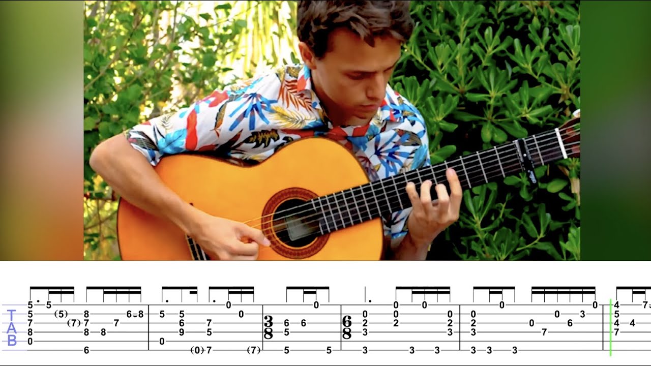 Matteo Mancuso - Time To Leave (Original) l Transcription with TAB Guitartime