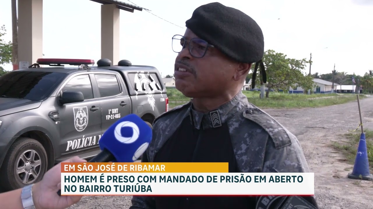 Polícia Militar prende foragido da justiça durante operação no bairro Turiúba