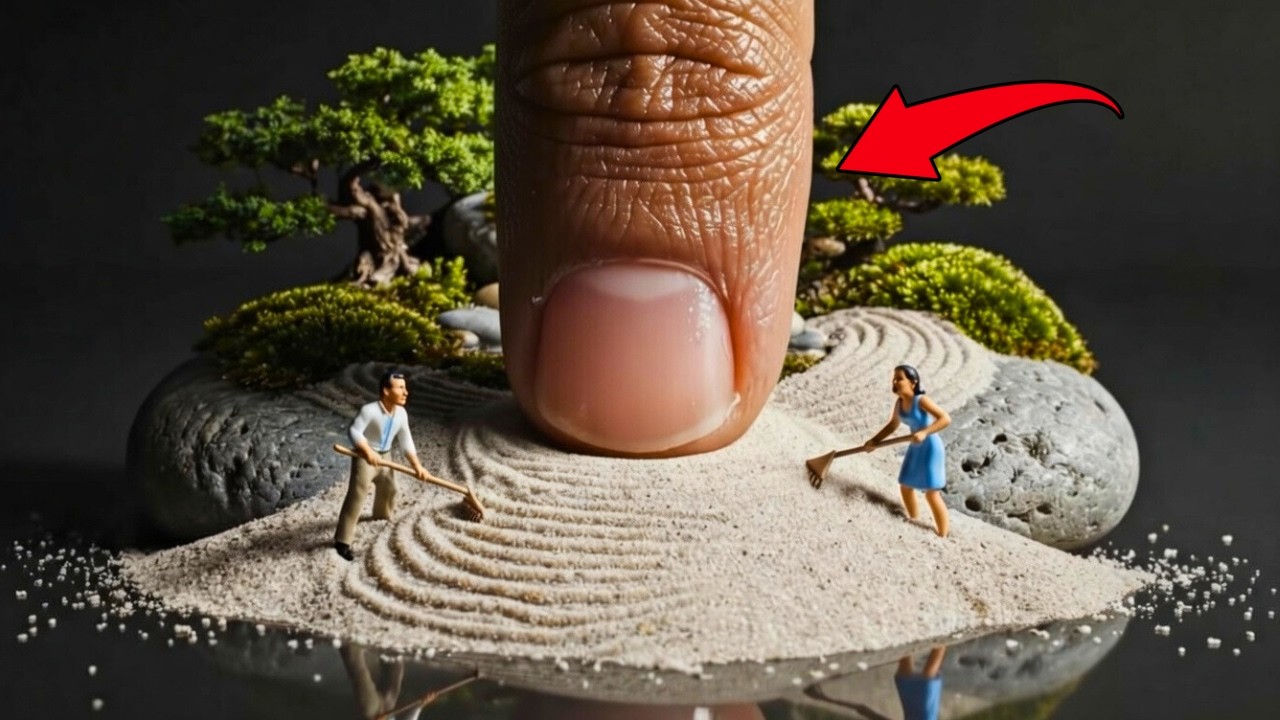 Mini-World: Surreal ASMR Satisfying Destruction. Giant Objects Crushing Tiny Hyper-Realistic Worlds