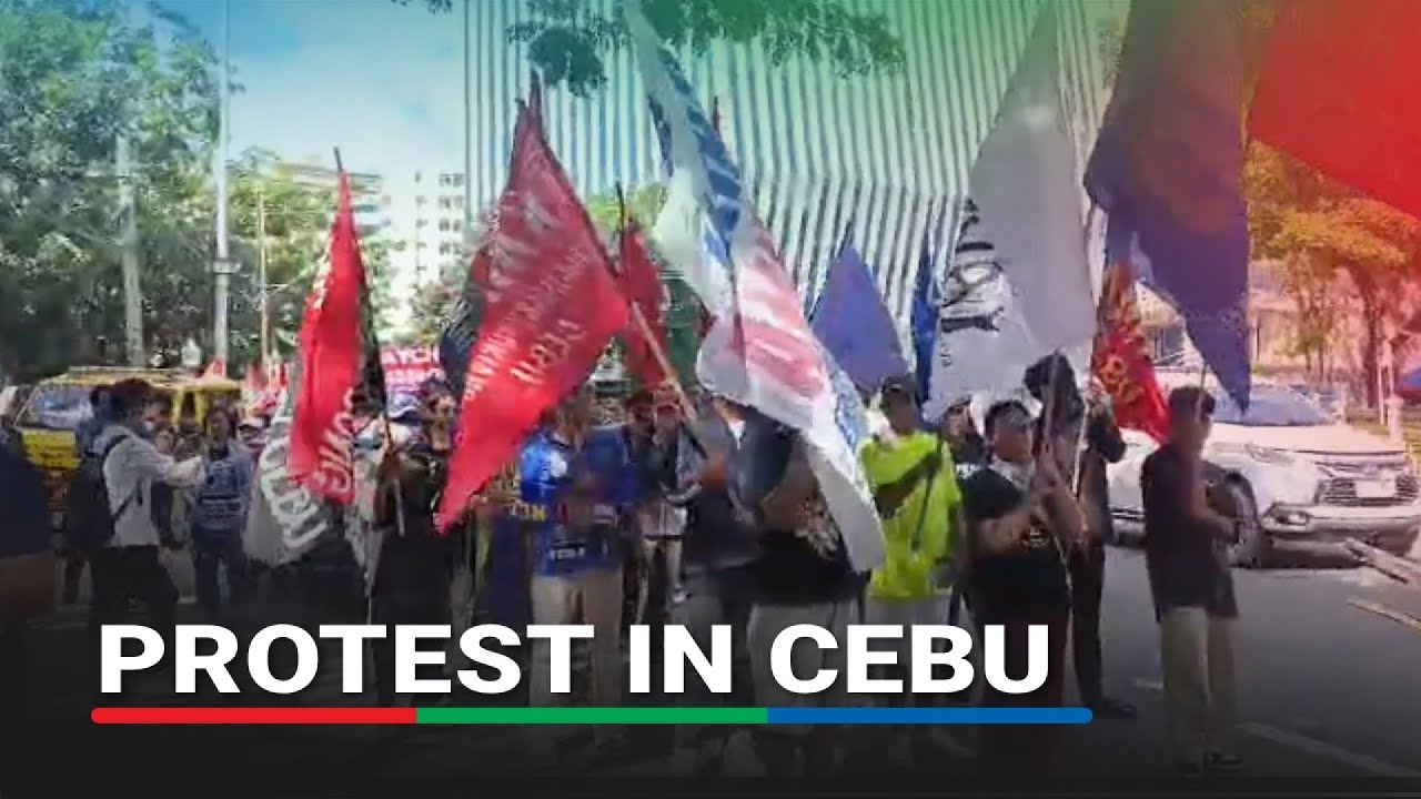 Groups hold protest vs flood control corruption in Cebu | ABS-CBN News