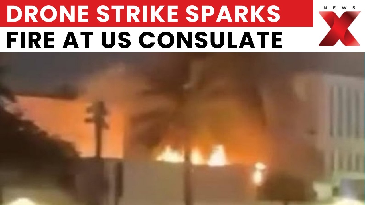 US‑Iran War: New Visuals Show Attack Near U.S. Consulate in Dubai, Fire and Smoke Seen