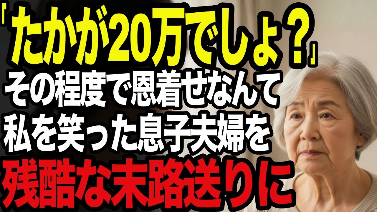 「『その程度で恩着せ？』家族だと信じて住宅ローンを払っていた私を笑った息子夫婦をあまりに残酷な末路行きに」