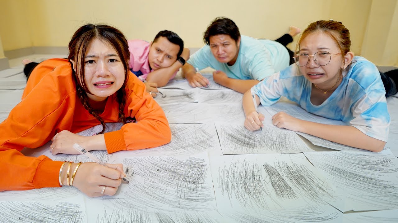 LAMA-LAMAAN BERTAHAN PEGANG PULPEN!! YANG ISINYA HABIS DULUAN MENANG!!