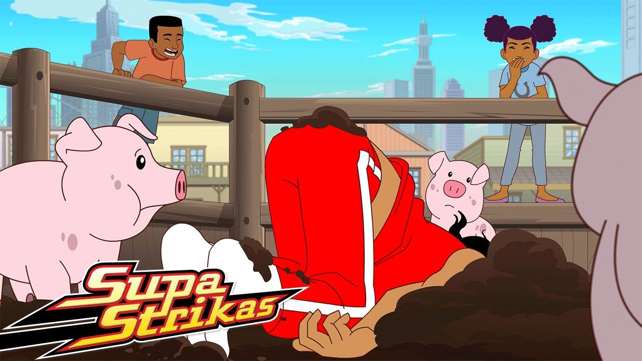 As luvas mais Rápidas do Oeste🐷 |  ⚽ Supa Strikas ⚽ | Esportes e Jogos | Moonbug Crianças