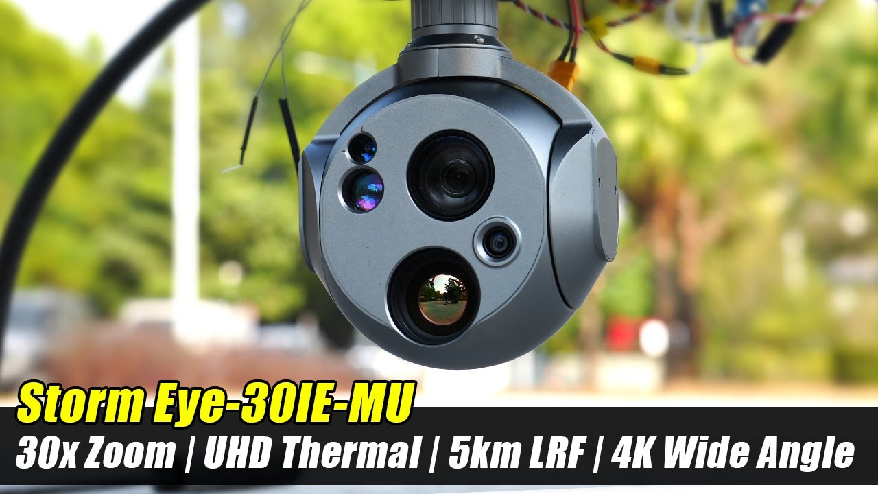 Meet Storm Eye-30IE-MU: lightweight 2-axis gimbal with EO/IR/LRF and 4K wide-angle