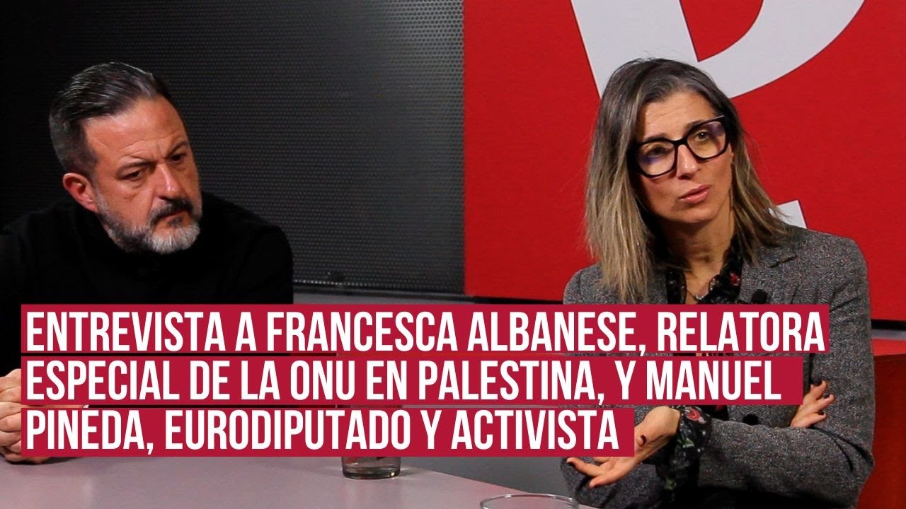 Francesca Albanese, relatora de la ONU: 