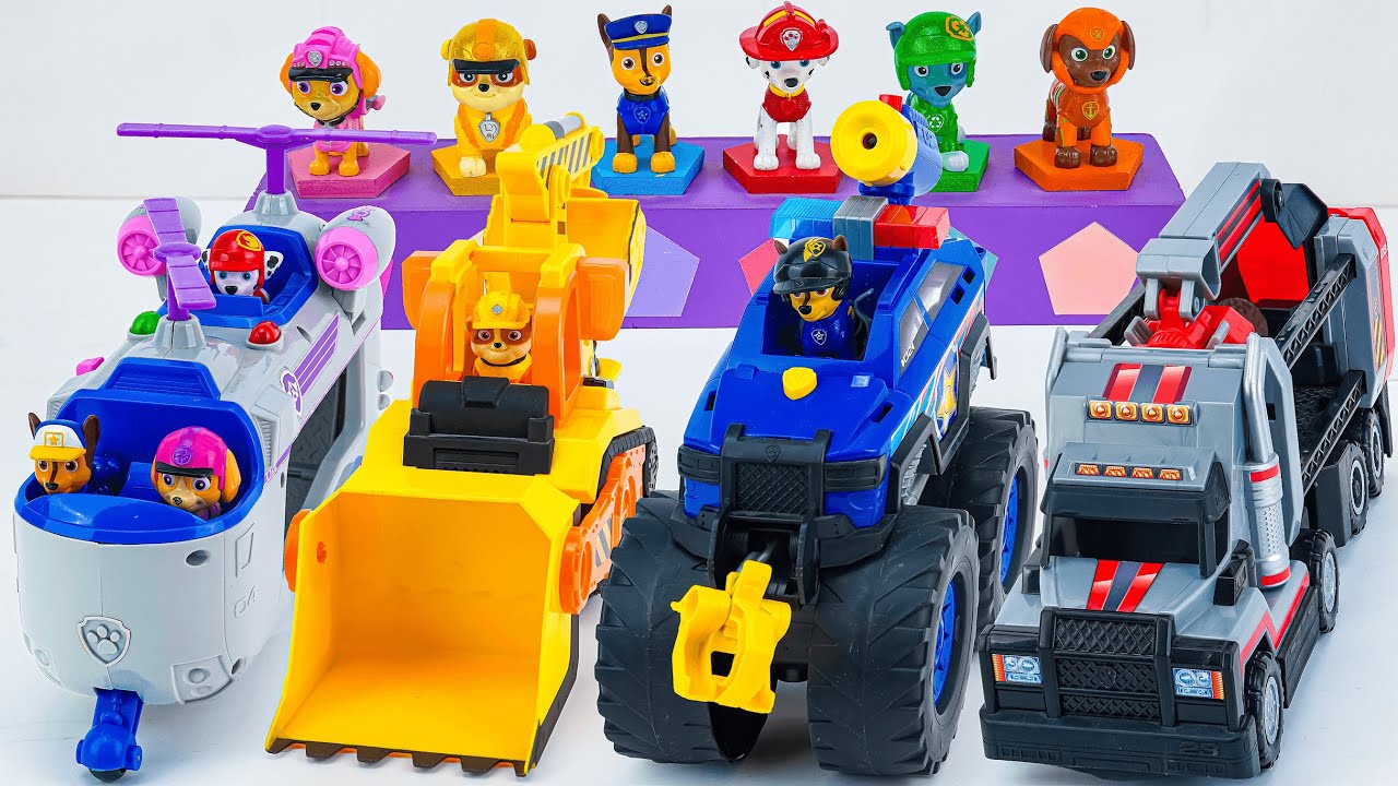 69 Minutes Paw Patrol Toys Unboxing ASMR I Paw Rescue Wheels Rubble & Crew | Toy Review