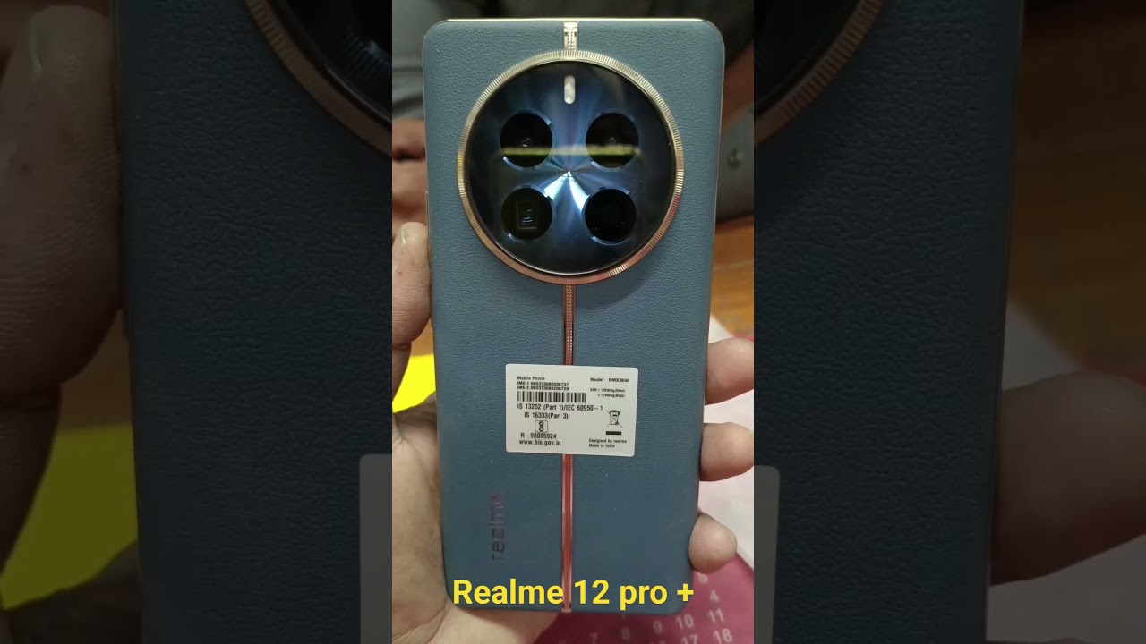 Realme 12 Pro + 5G mobile ⚡ unboxing || 8/128 camera Review