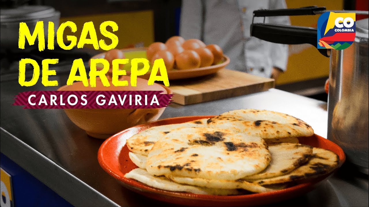 ¿ Cómo hacer Migas de Arepa ? | Gastronomía Colombia en un 20 de Julio