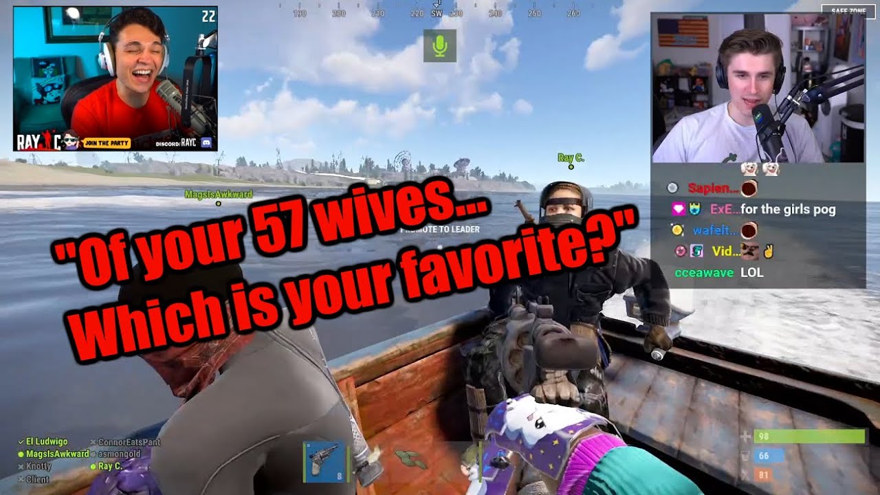 Ludwig Asks Ray C About His 57 Wives... [RUST] (MC)
