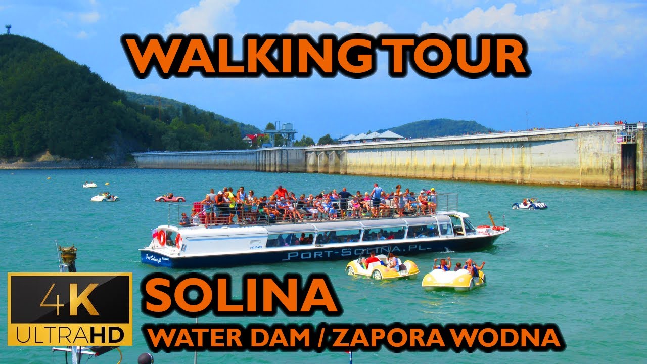 ⁴ᴷ⁶⁰ 🇵🇱 Solina - Poland - Walking Tour - Solina Water Dam (July 2021) [4K]
