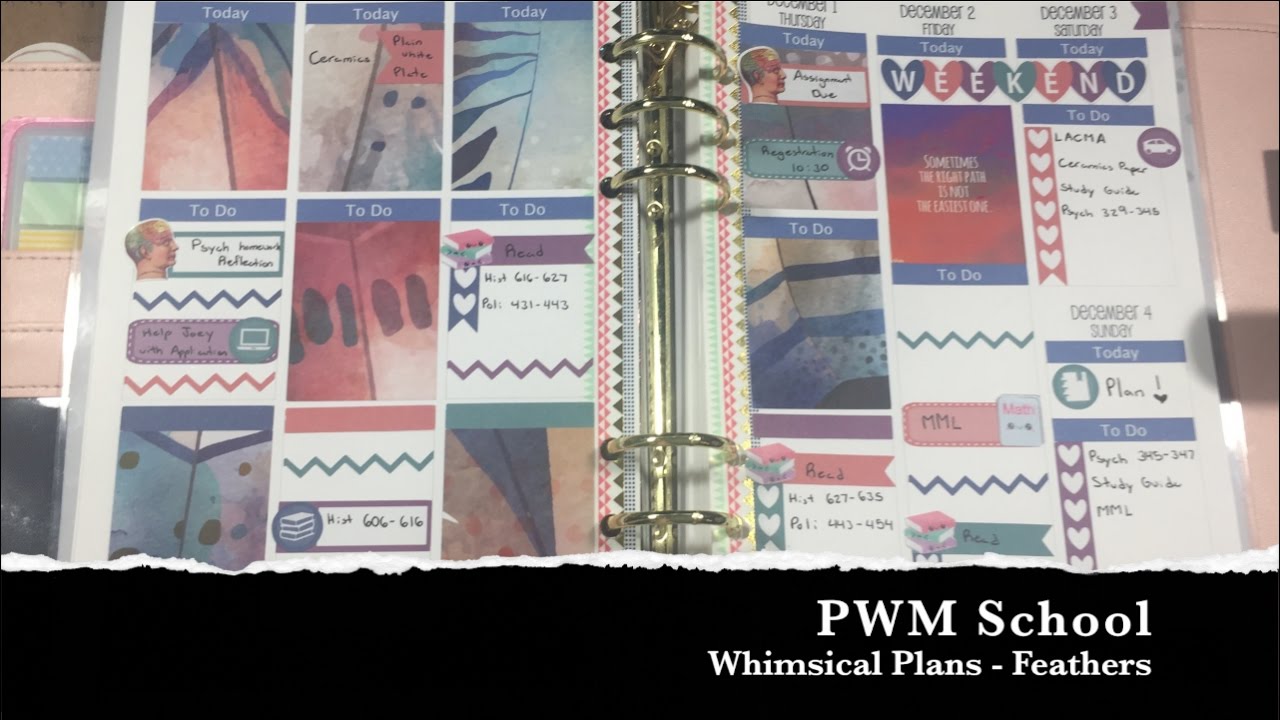 PWM School // ft. Whimsical Plans - Feathers